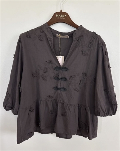 Marta du Chateau - MDCSafiya Bluse - Castagno